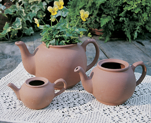 giant teapot planter